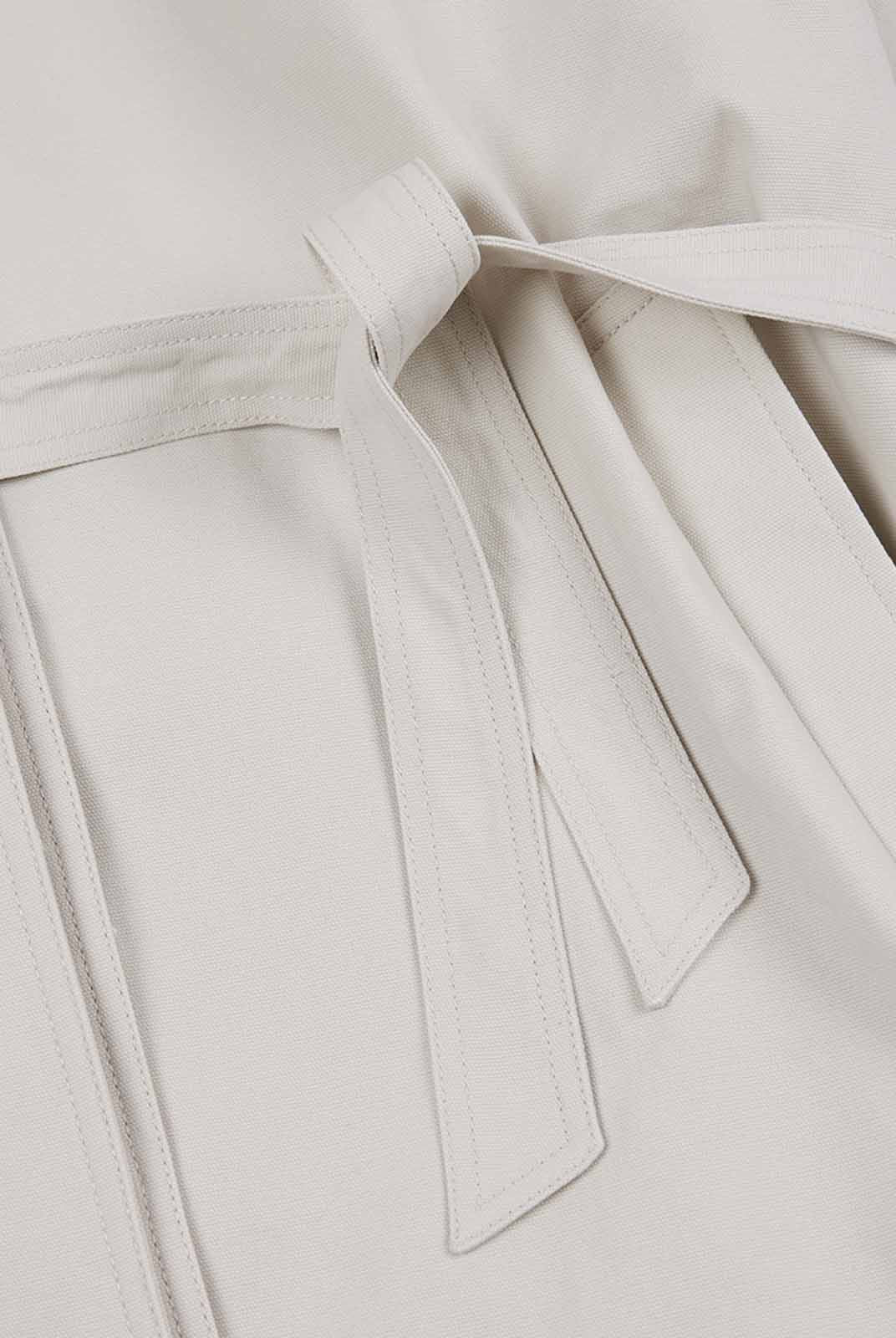 ASOBIO Stand Collar Belted Trench Coat