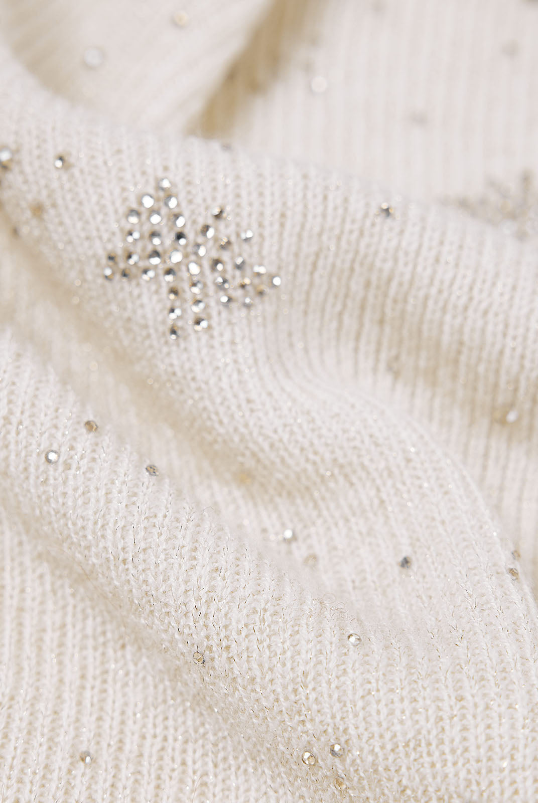 ASOBIO Embellished Mockneck Sweater