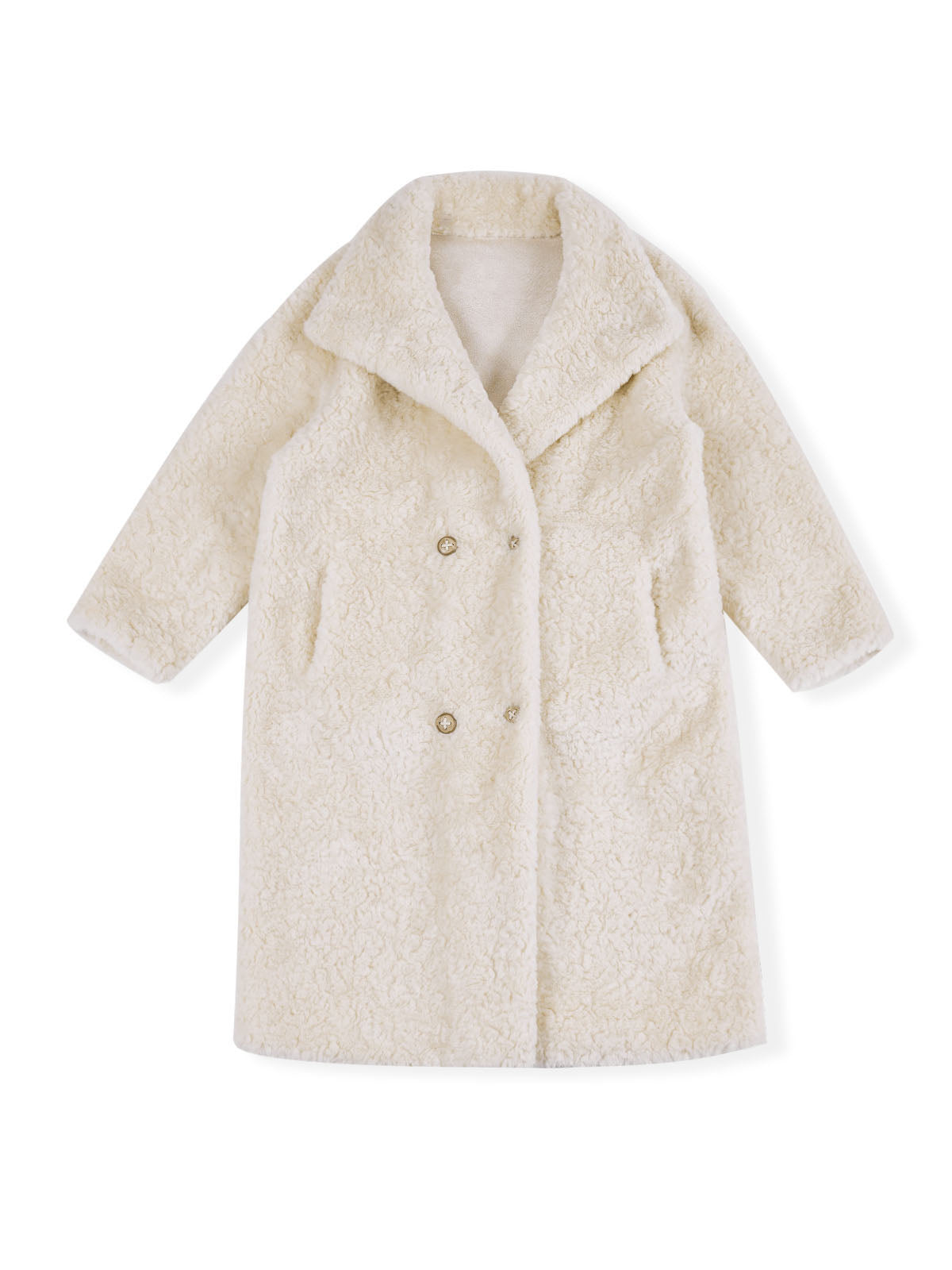 ASOBIO Long Faux Fur Coat