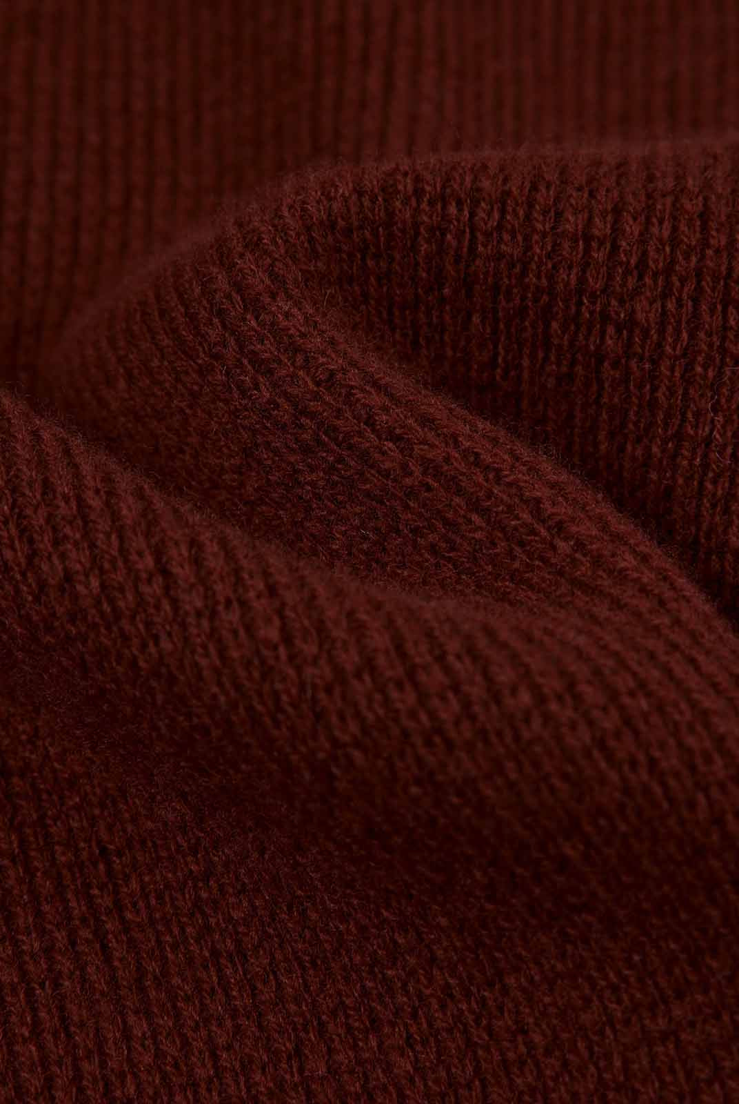 ASOBIO 100% Wool 1/2 Zip Mockneck Sweater