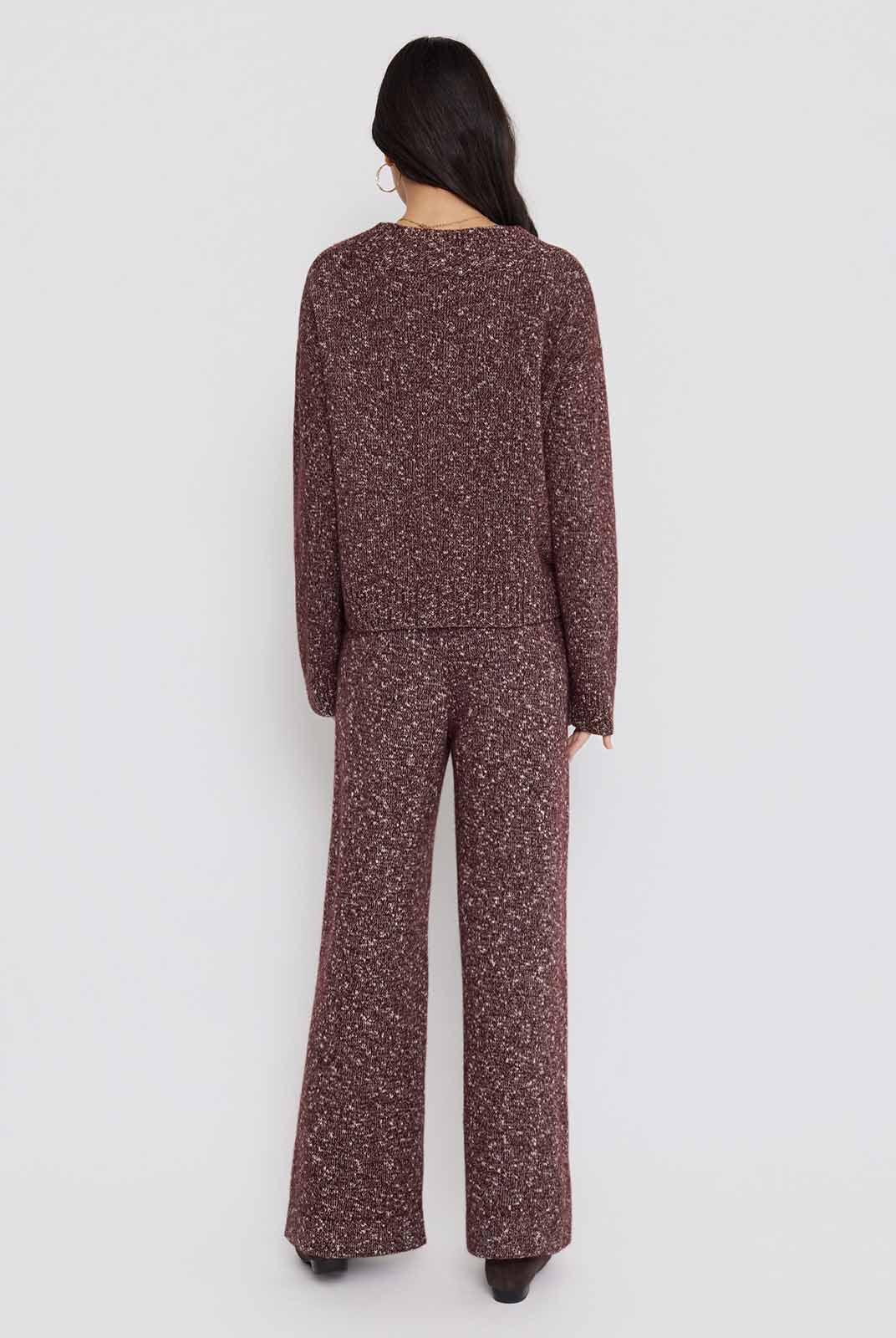 ASOBIO Wool-Blend V-Neck Cardigan