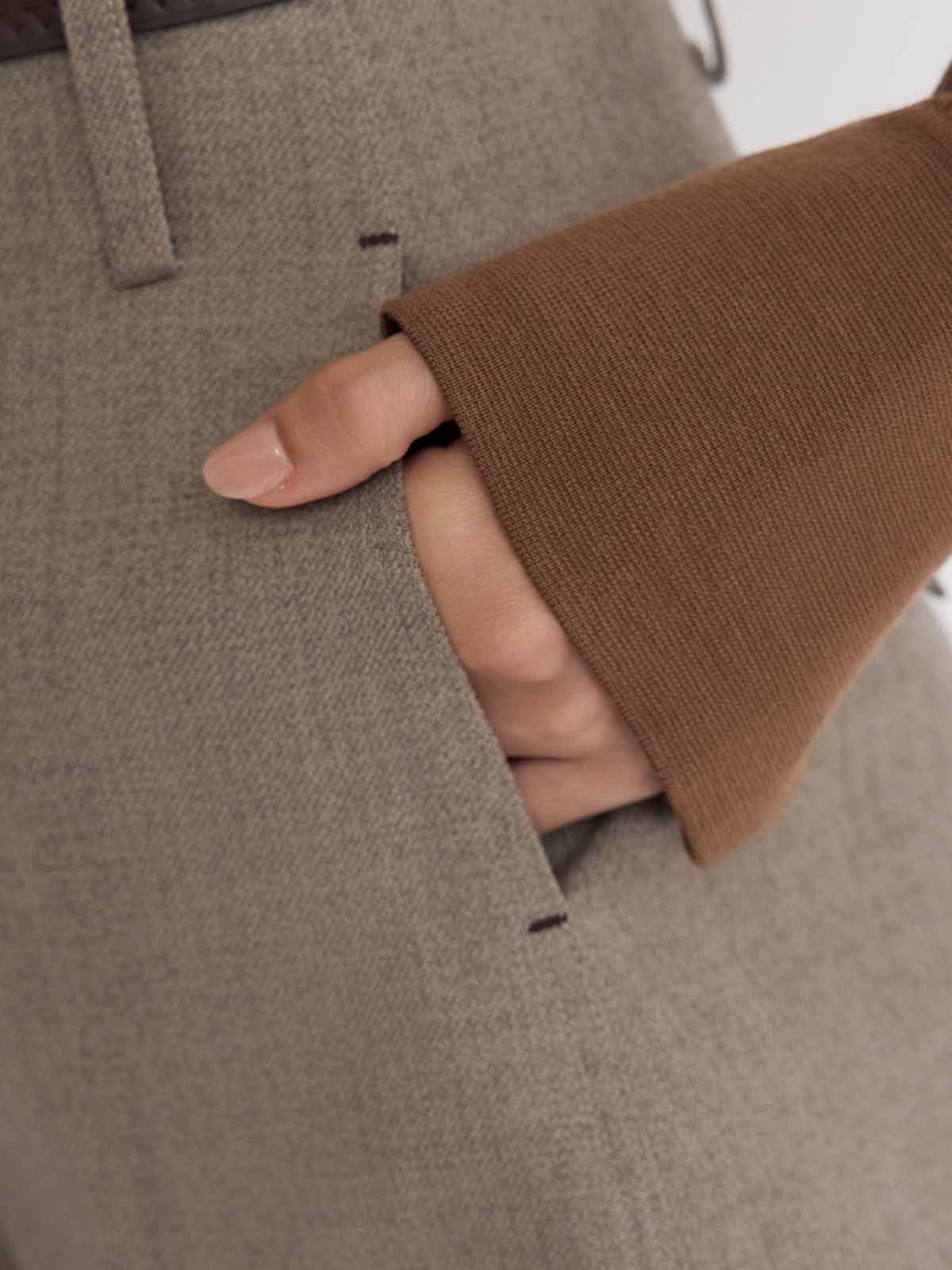 ASOBIO High-Waist Belted Short