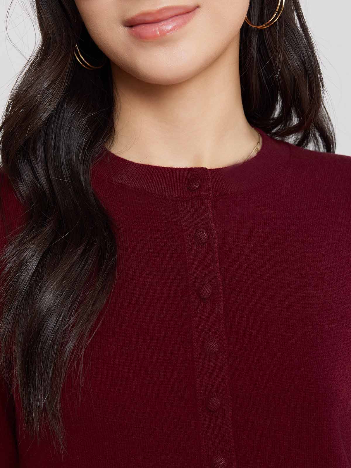 100% Wool Cardigan