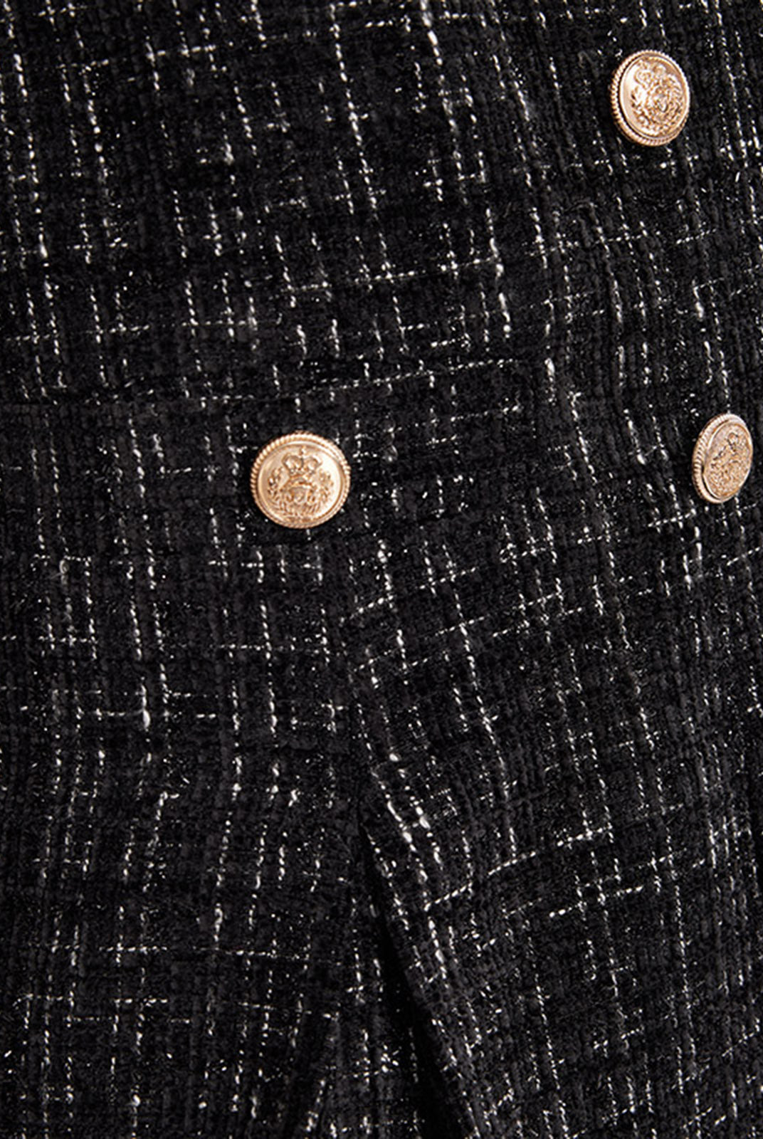 ASOBIO Tweed Mini Dress