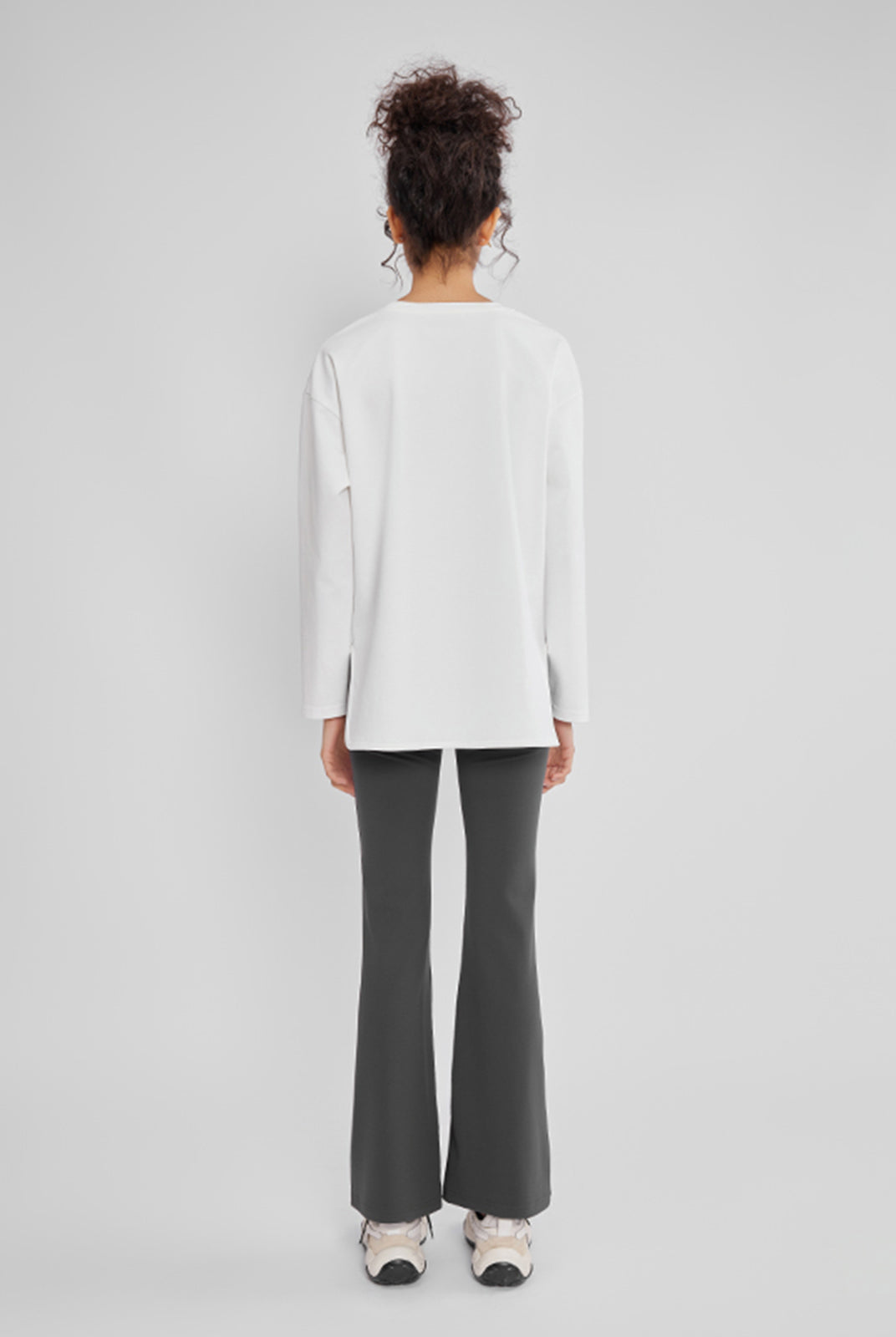 ASOBIO Oversized Knit Long Sleeve Tee