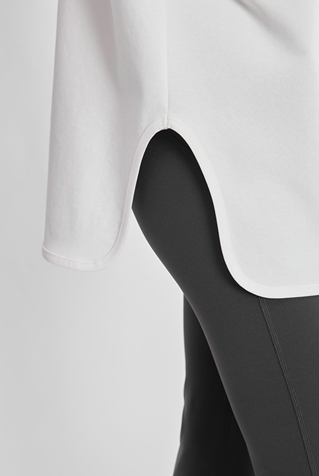 ASOBIO Oversized Knit Long Sleeve Tee