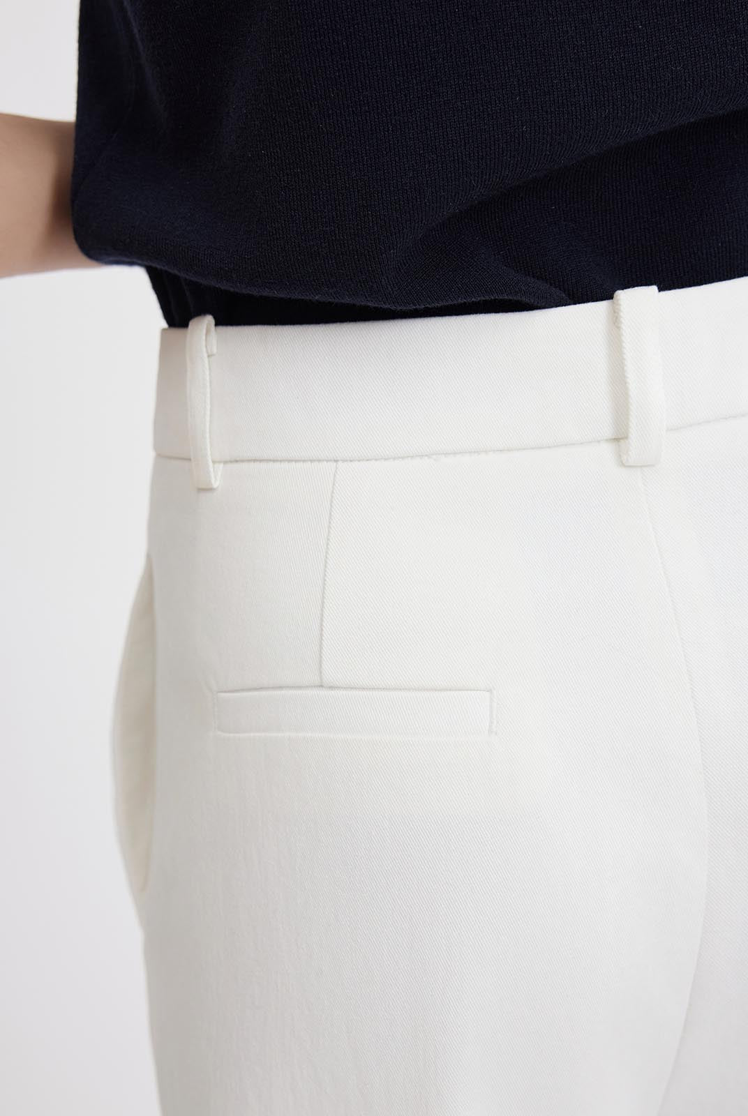 ASOBIO 100% Cotton Barrel-Leg Pants