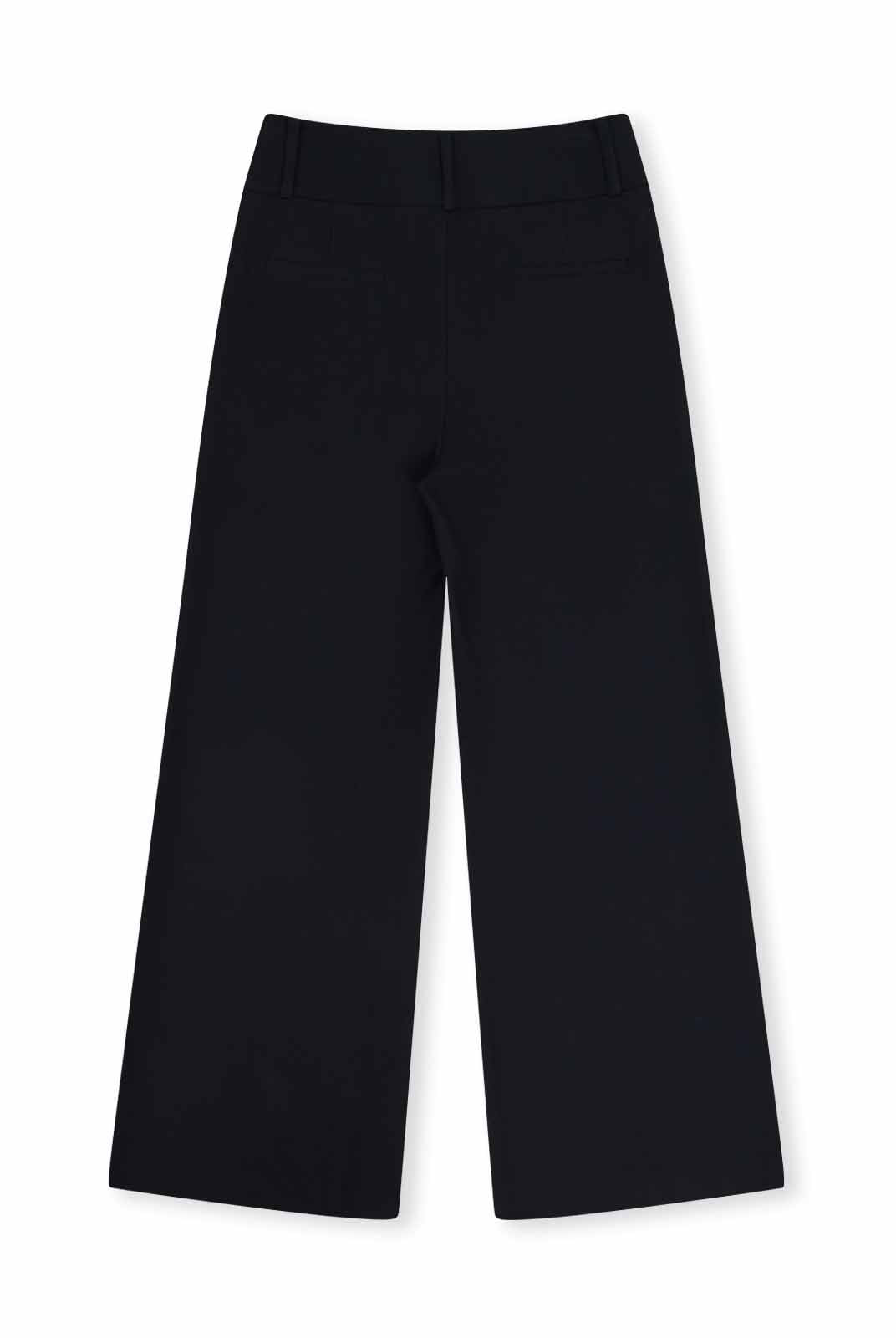 ASOBIO Wool Blend Wide-Leg Trousers