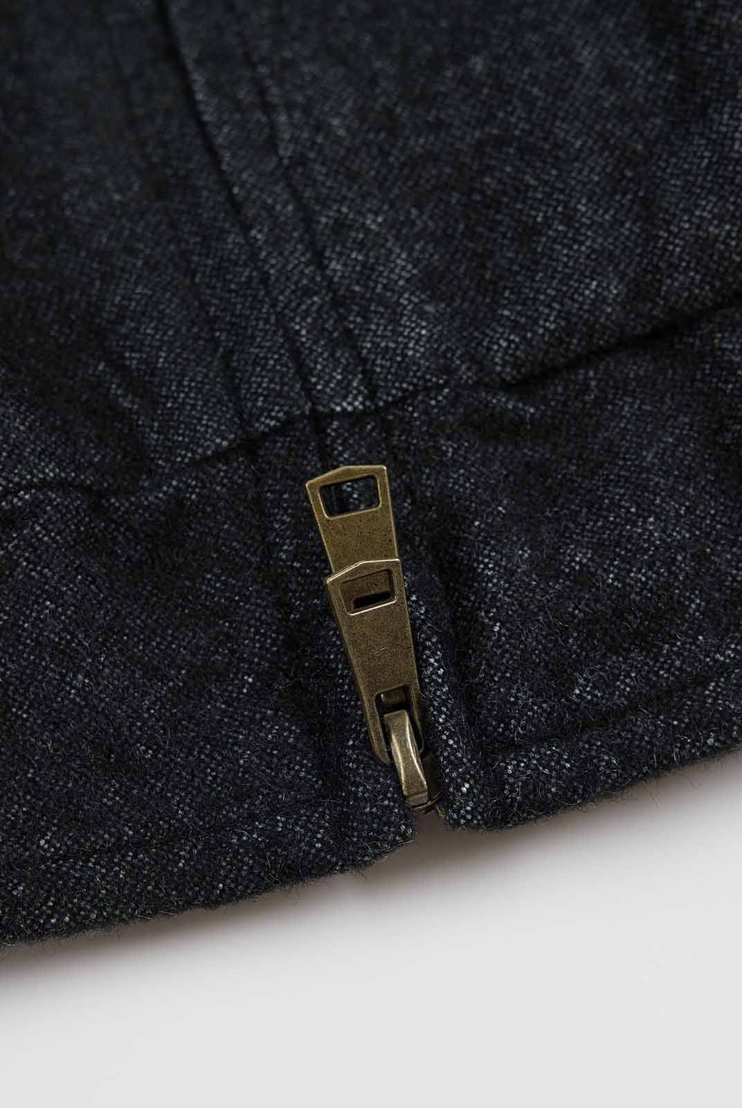 ASOBIO Wool-Blend Denim Trucker Jacket