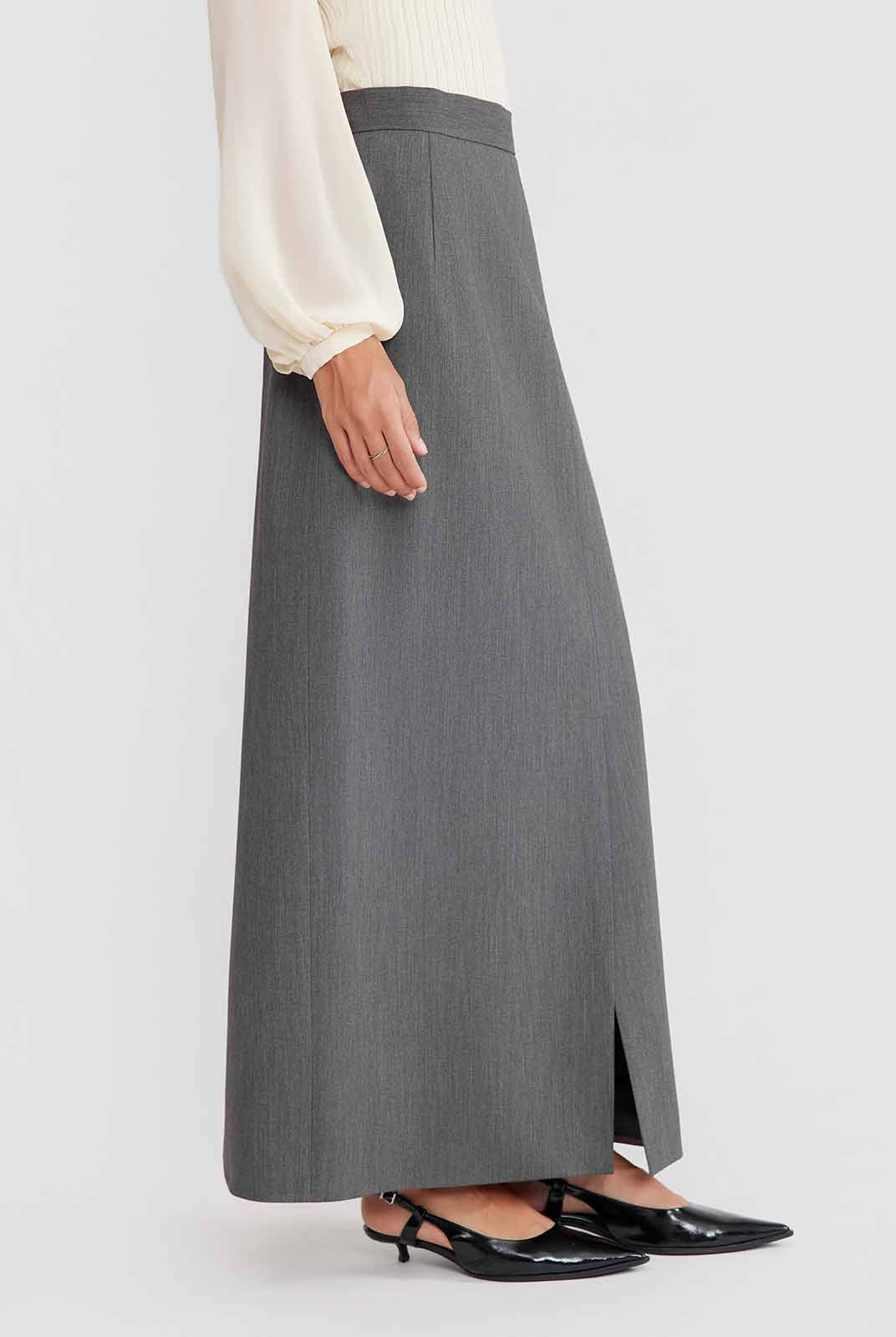 ASOBIO Double-Slit Maxi Skirt