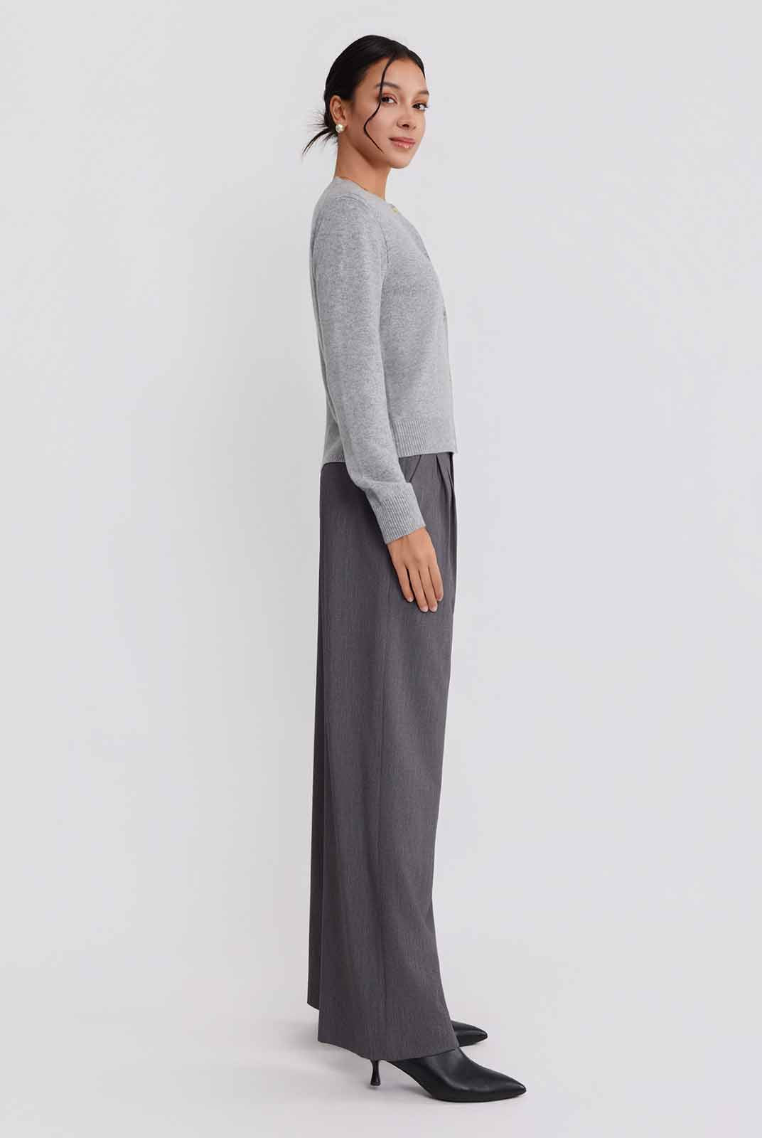 ASOBIO Wool-Cashmere Cardigan