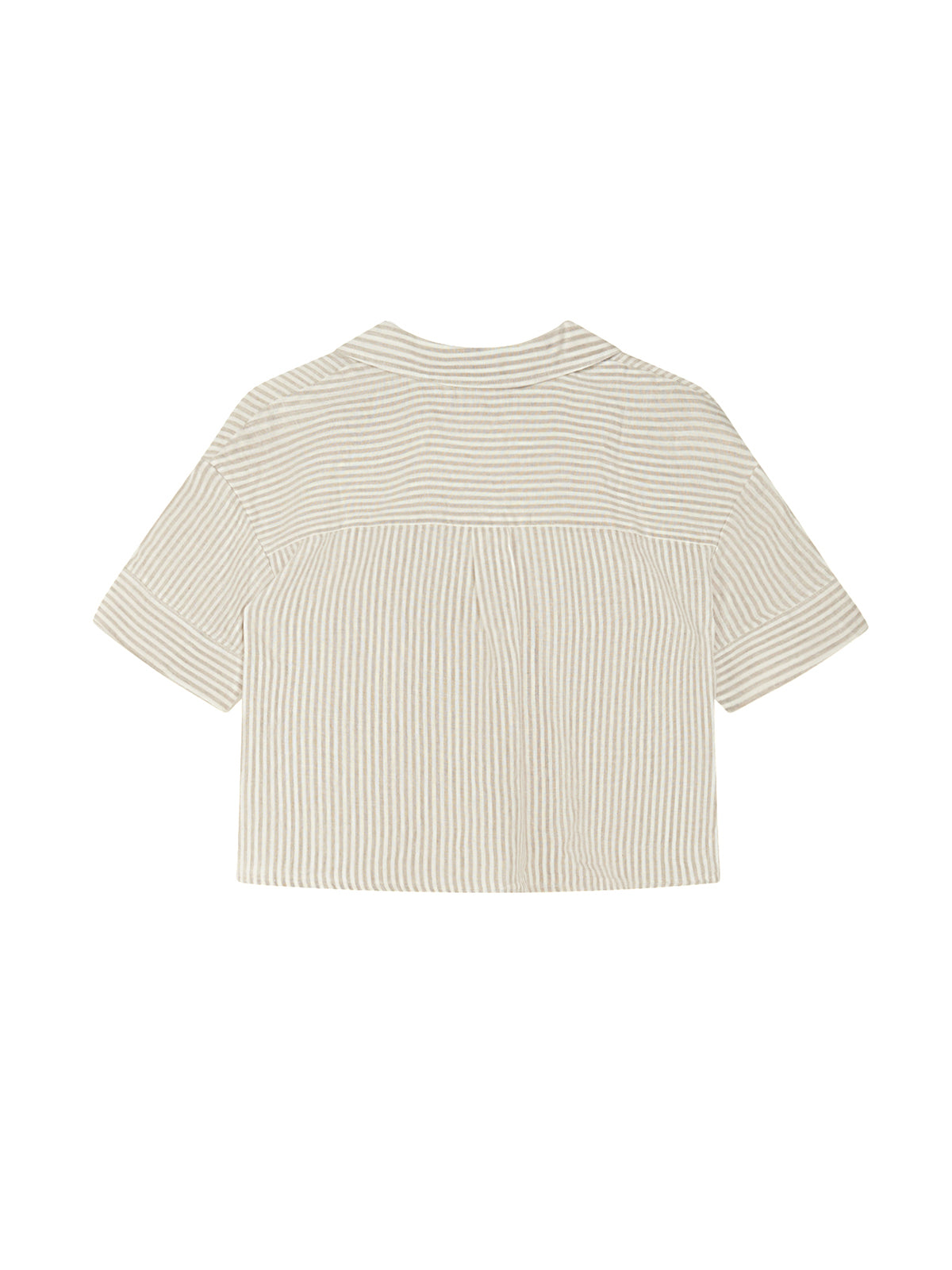 100% Linen Cropped Shirt