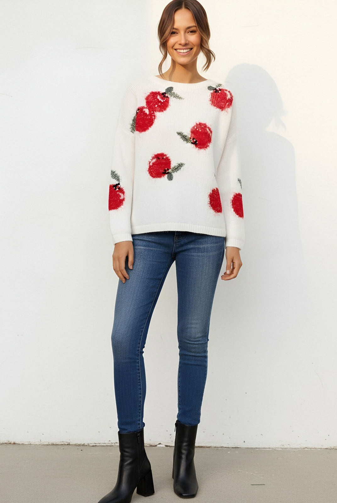 ASOBIO Mohair-Blend Pullover Sweater