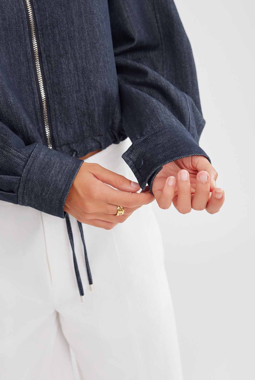 ASOBIO Cotton Denim Utility Jacket