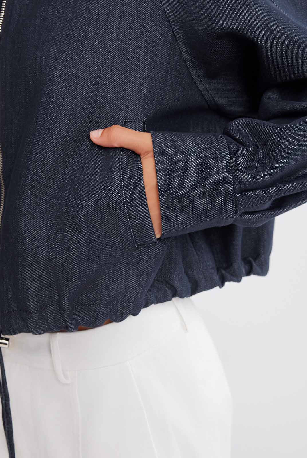 ASOBIO Cotton Denim Utility Jacket
