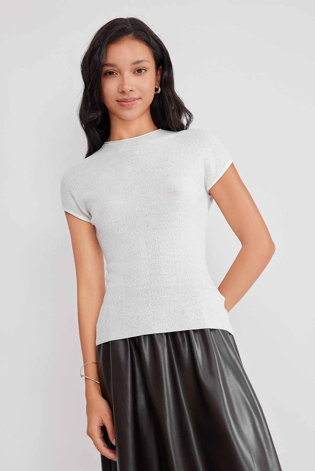 ASOBIO 100% Merino Wool Seamless Sweater