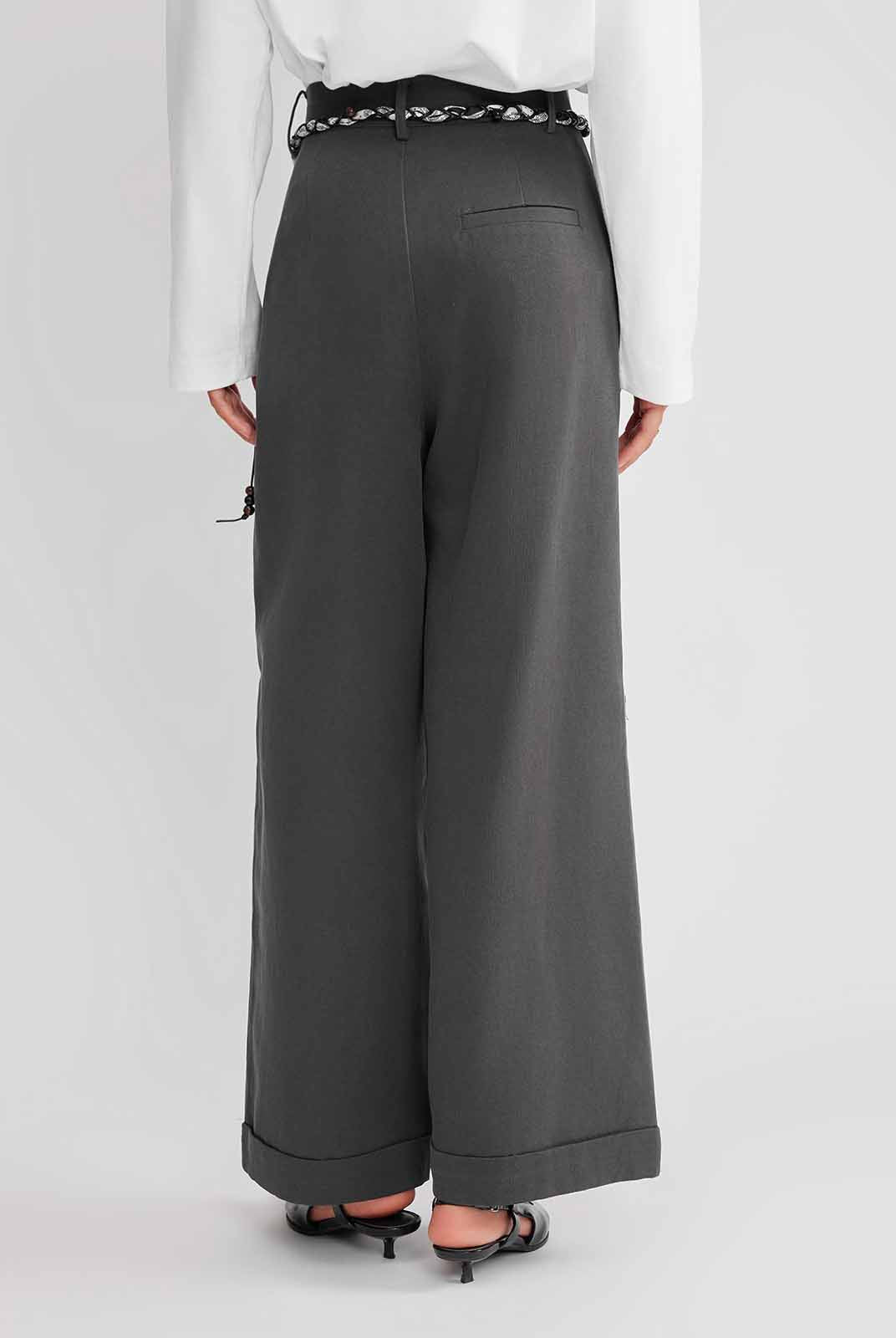 ASOBIO Pleated Straight-Leg Trousers