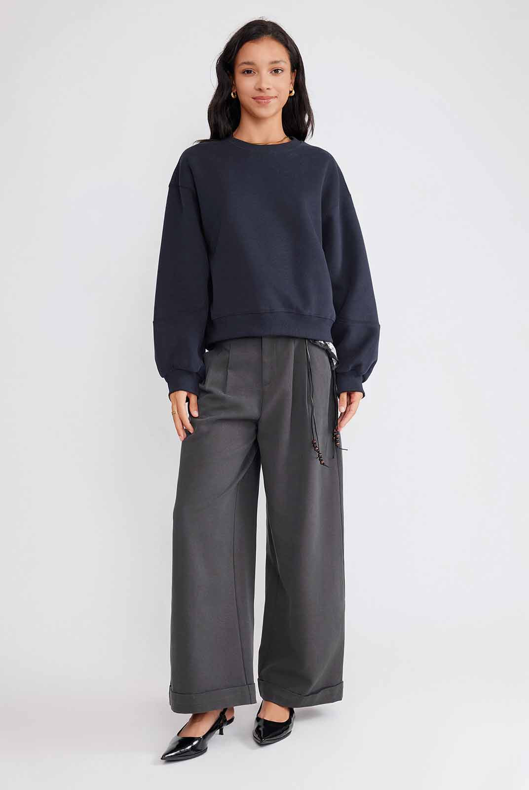 ASOBIO Cotton Blend Sweatshirt