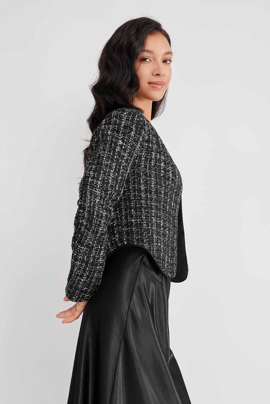 ASOBIO Tweed Jacket