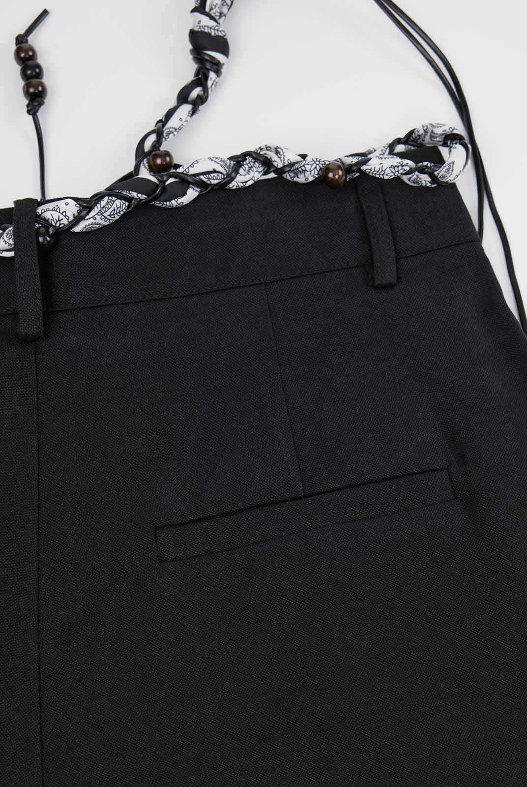 ASOBIO Pleated Straight-Leg Trousers