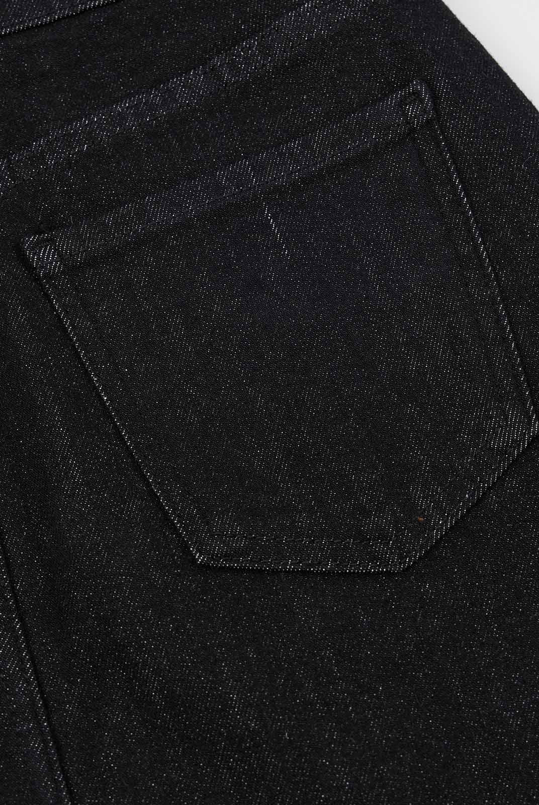 ASOBIO Stretch Denim Slit Midi Skirt