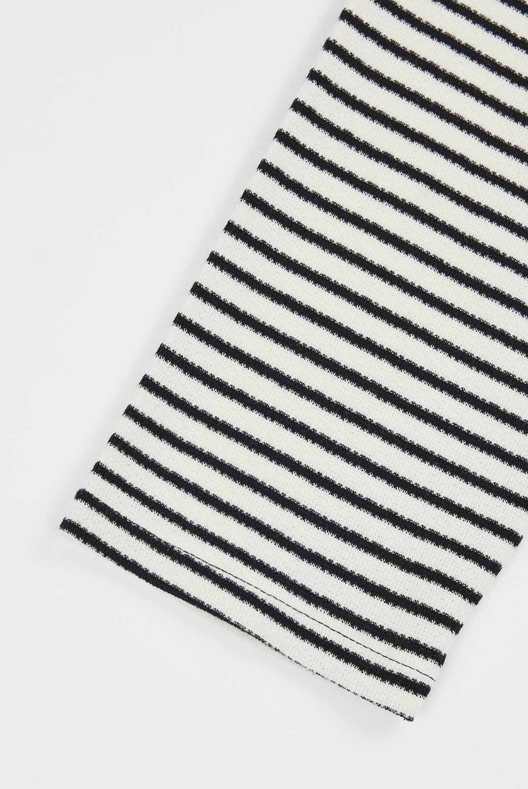 ASOBIO Striped Knit Cardigan