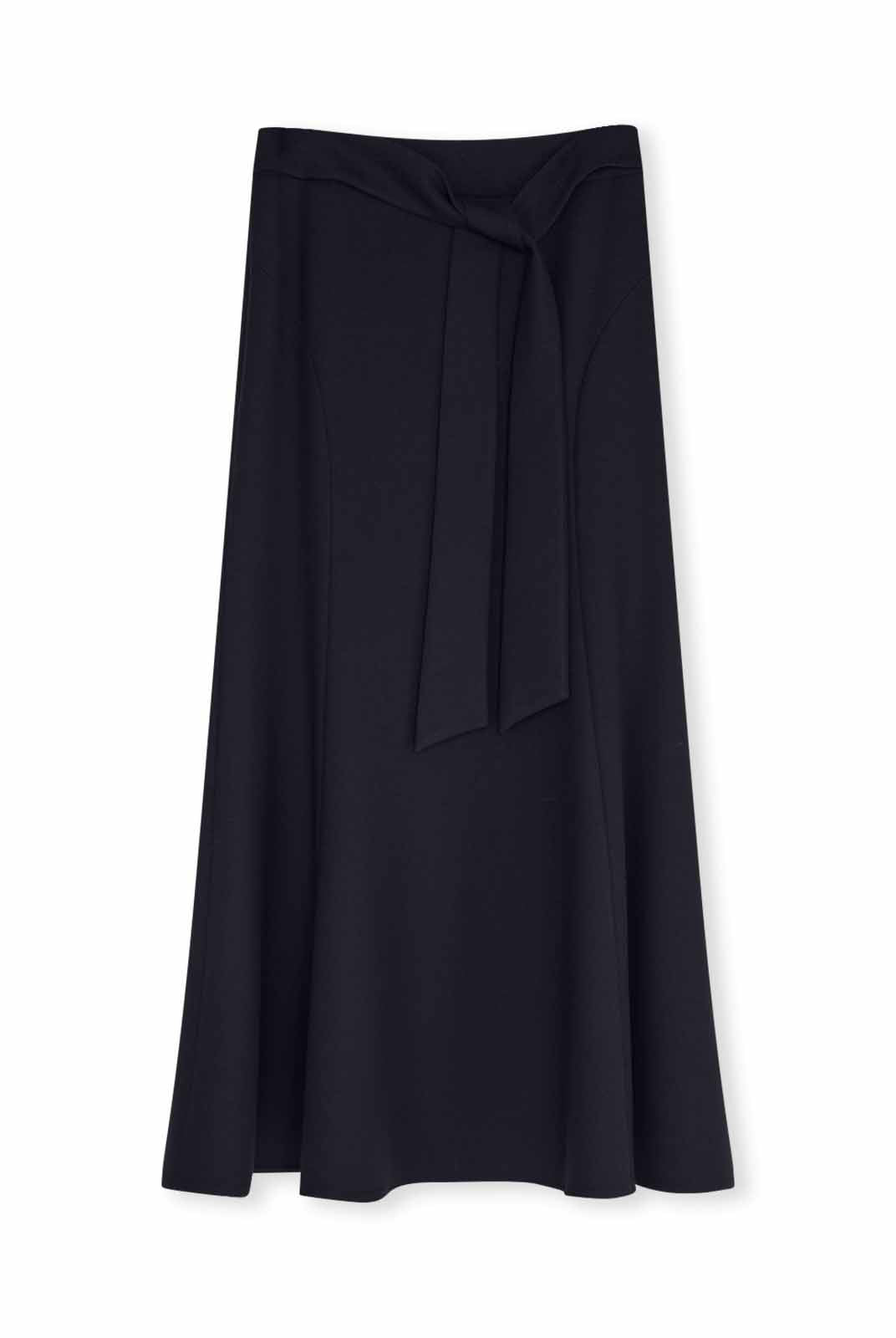 ASOBIO Stretch Knit Tie-Waist Skirt