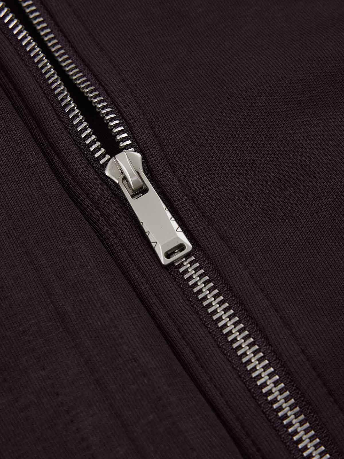 ASOBIO Hooded Drawstring Sweat Jacket