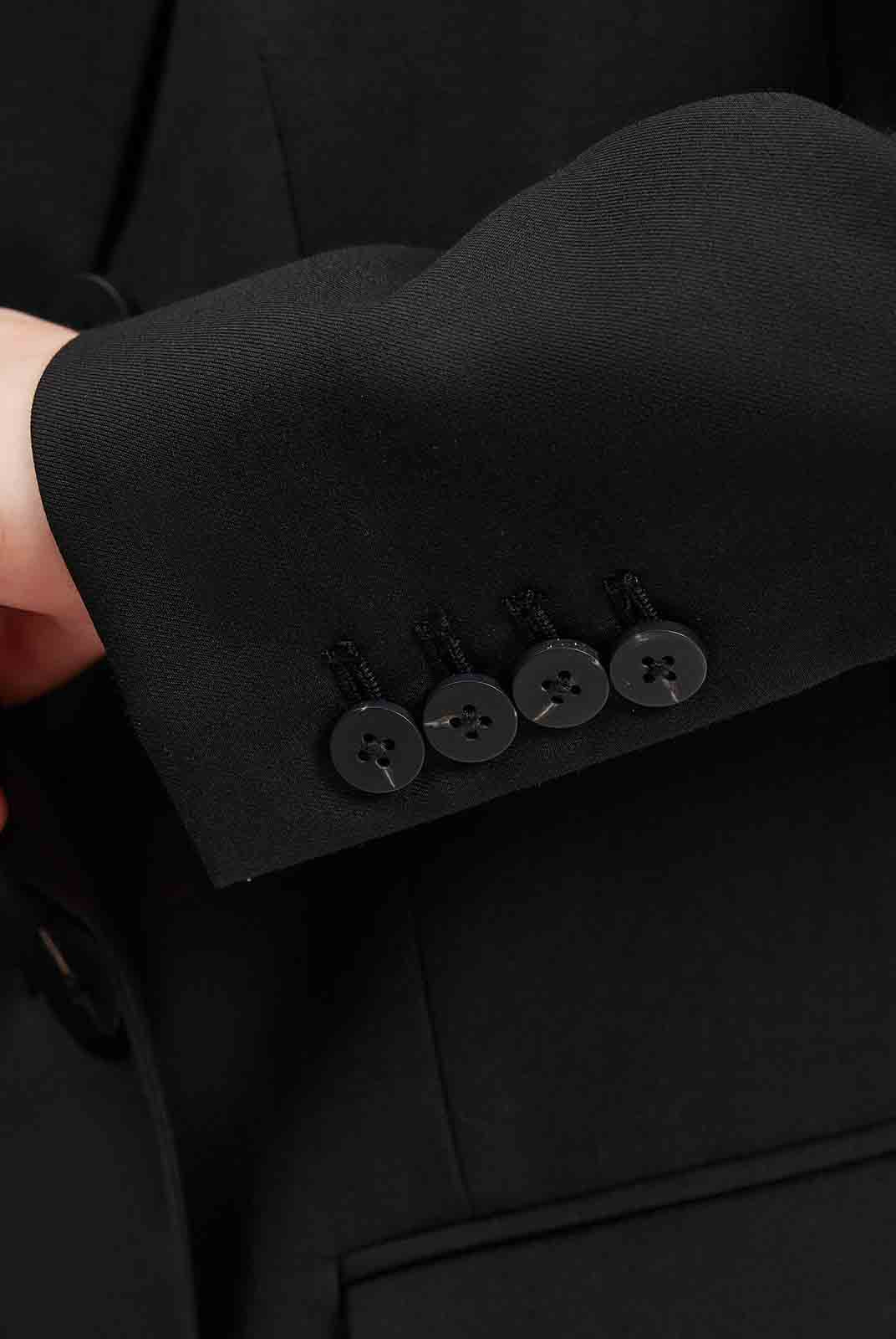 ASOBIO Slim Double-Breasted Blazer