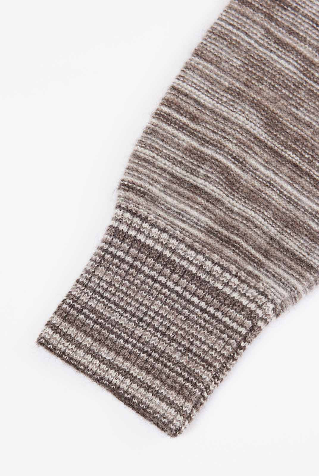 ASOBIO Yak Wool Blend Mélange Pullover Sweater