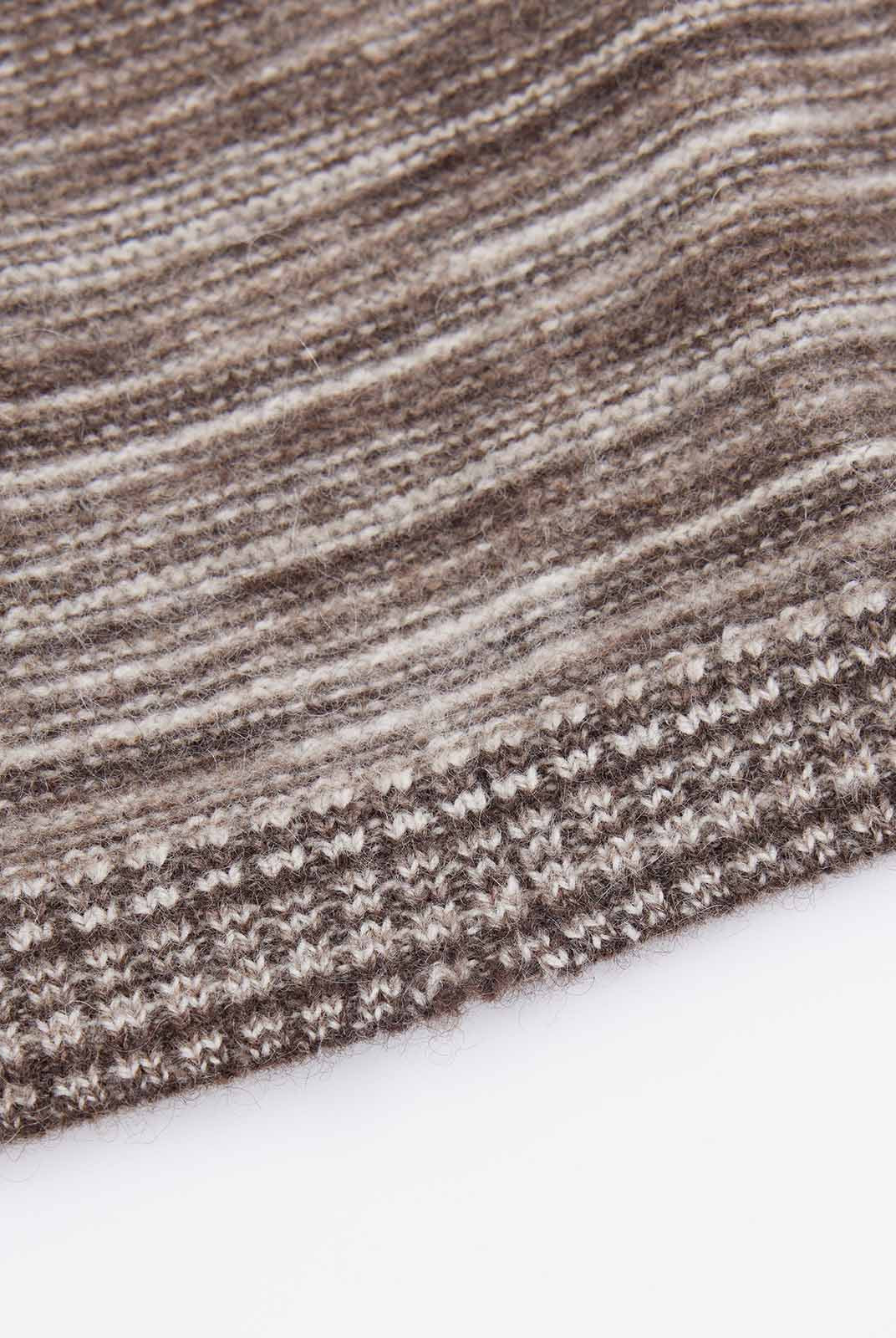 ASOBIO Yak Wool Blend Mélange Pullover Sweater