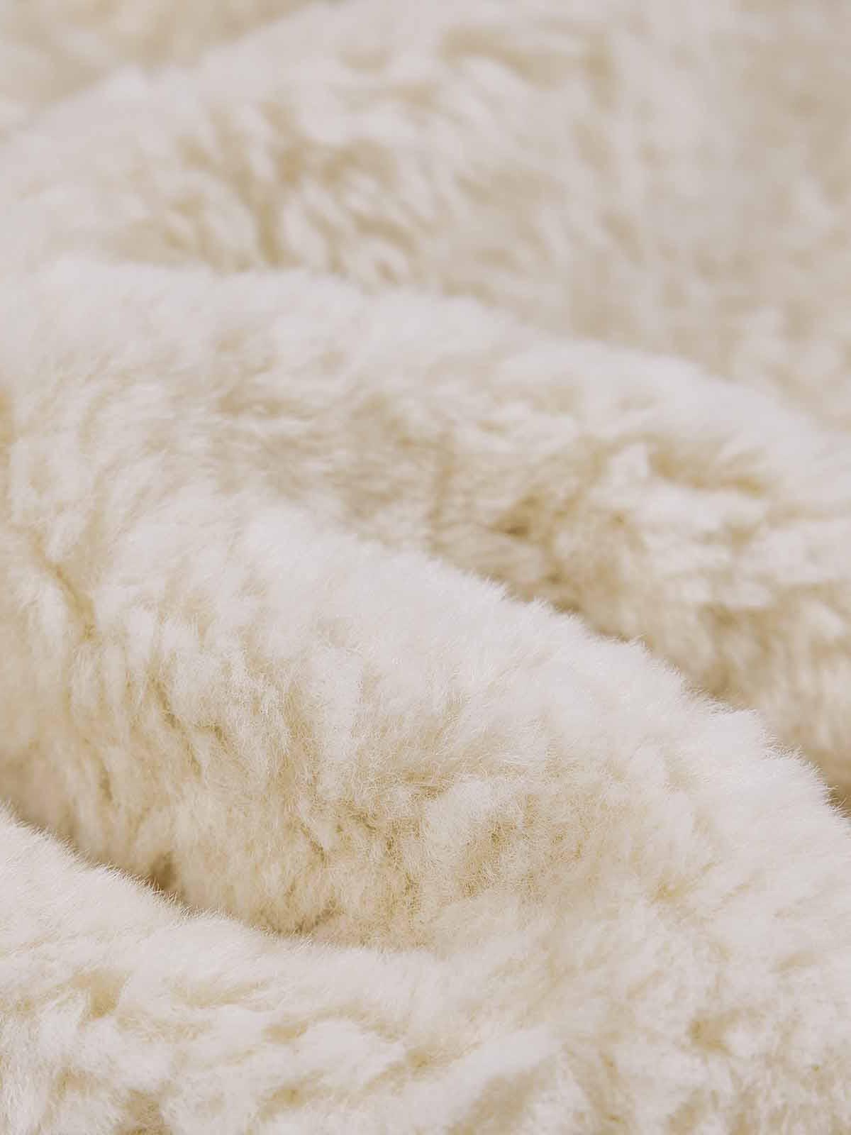 ASOBIO Long Faux Fur Coat