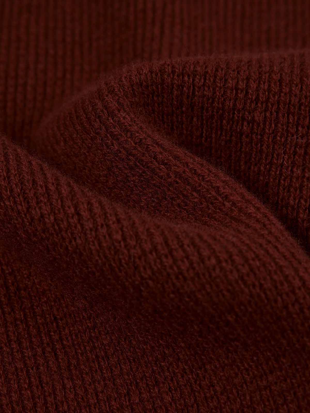 ASOBIO 100% Wool 1/2 Zip Mockneck Sweater