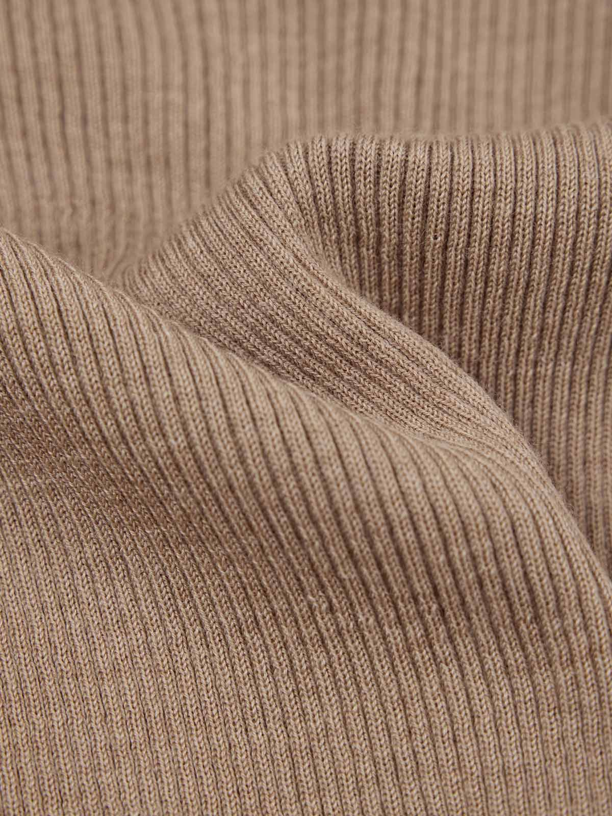 ASOBIO 100% Merino Wool Turtleneck Sweater