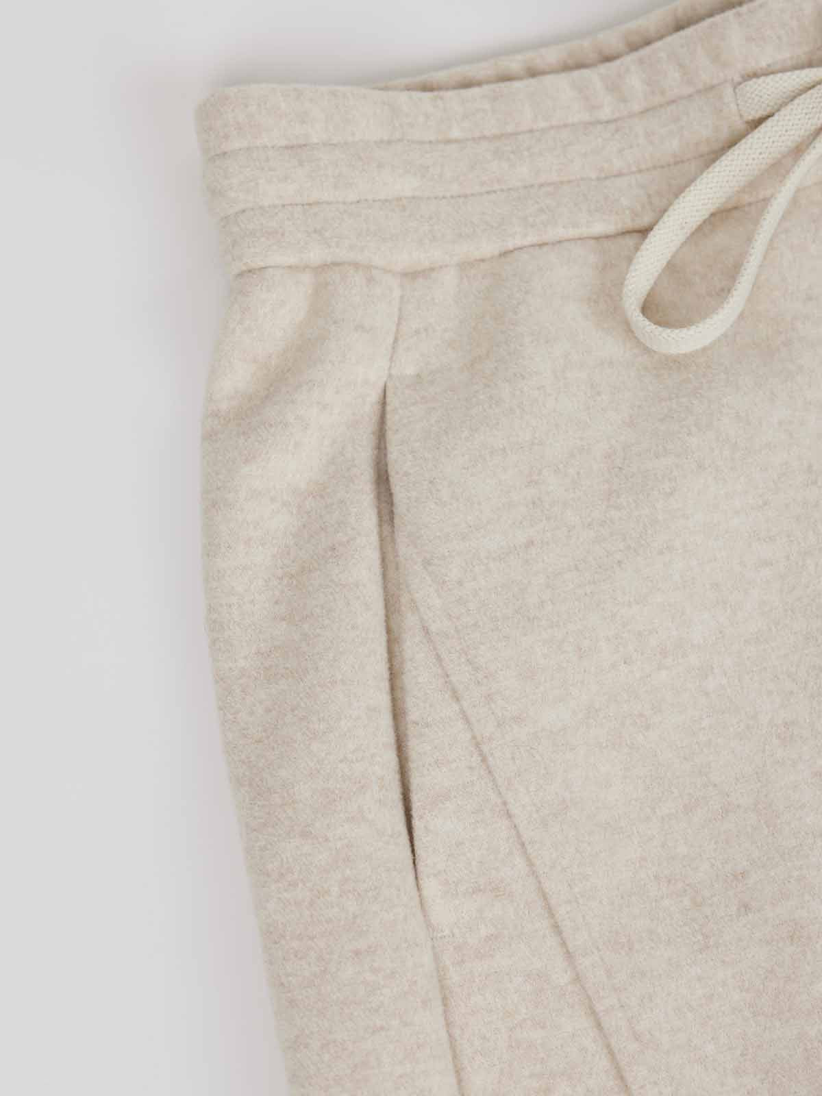 ASOBIO Knit Barrel Pant