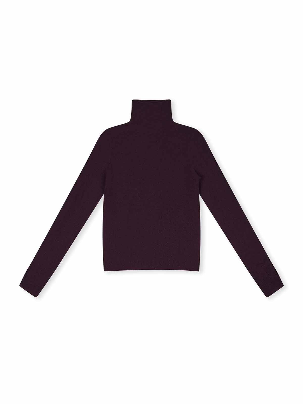 100% Extra-Fine Merino Wool Turtleneck Sweater