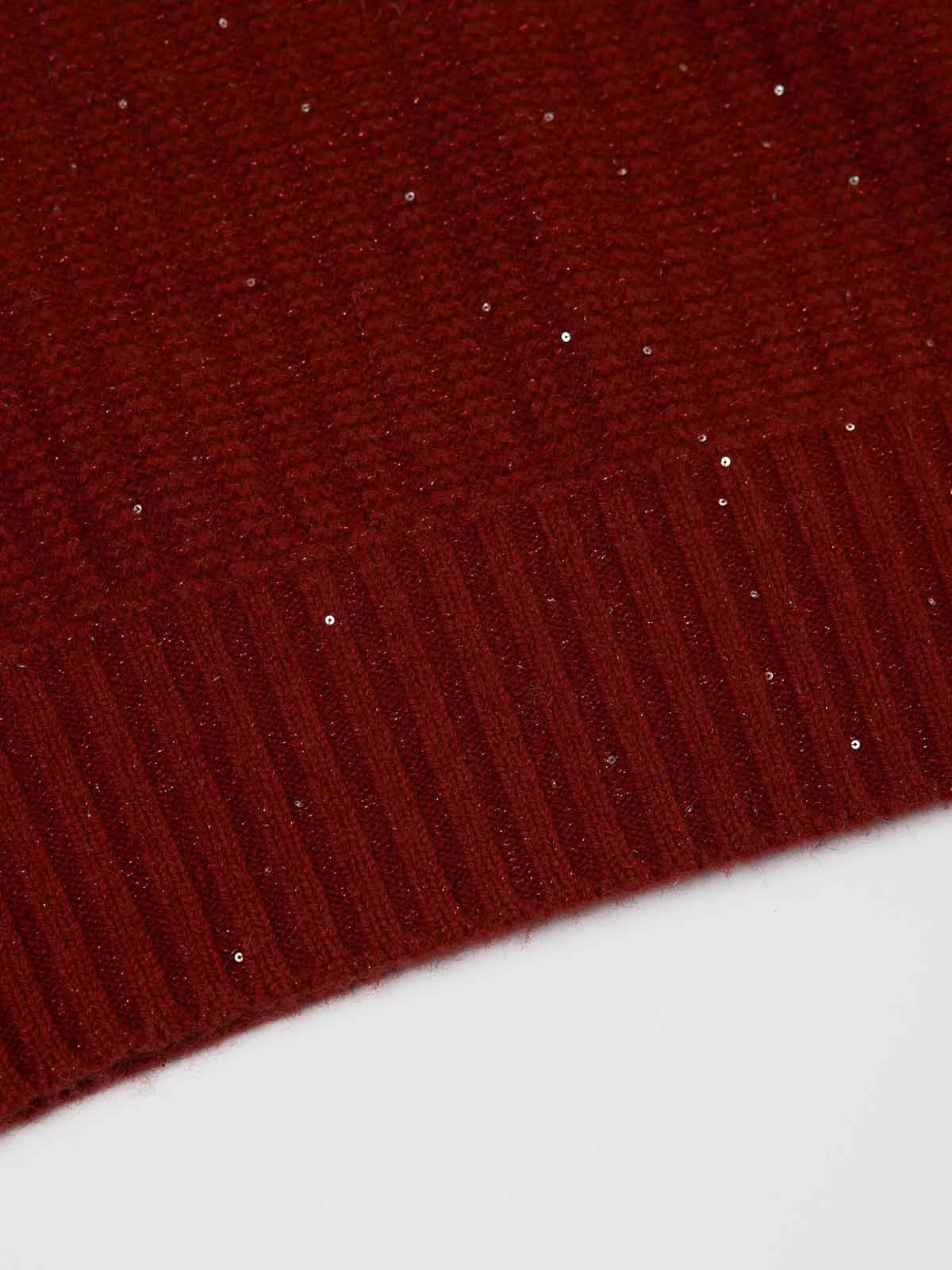 ASOBIO 100% Wool Sequin Sweater