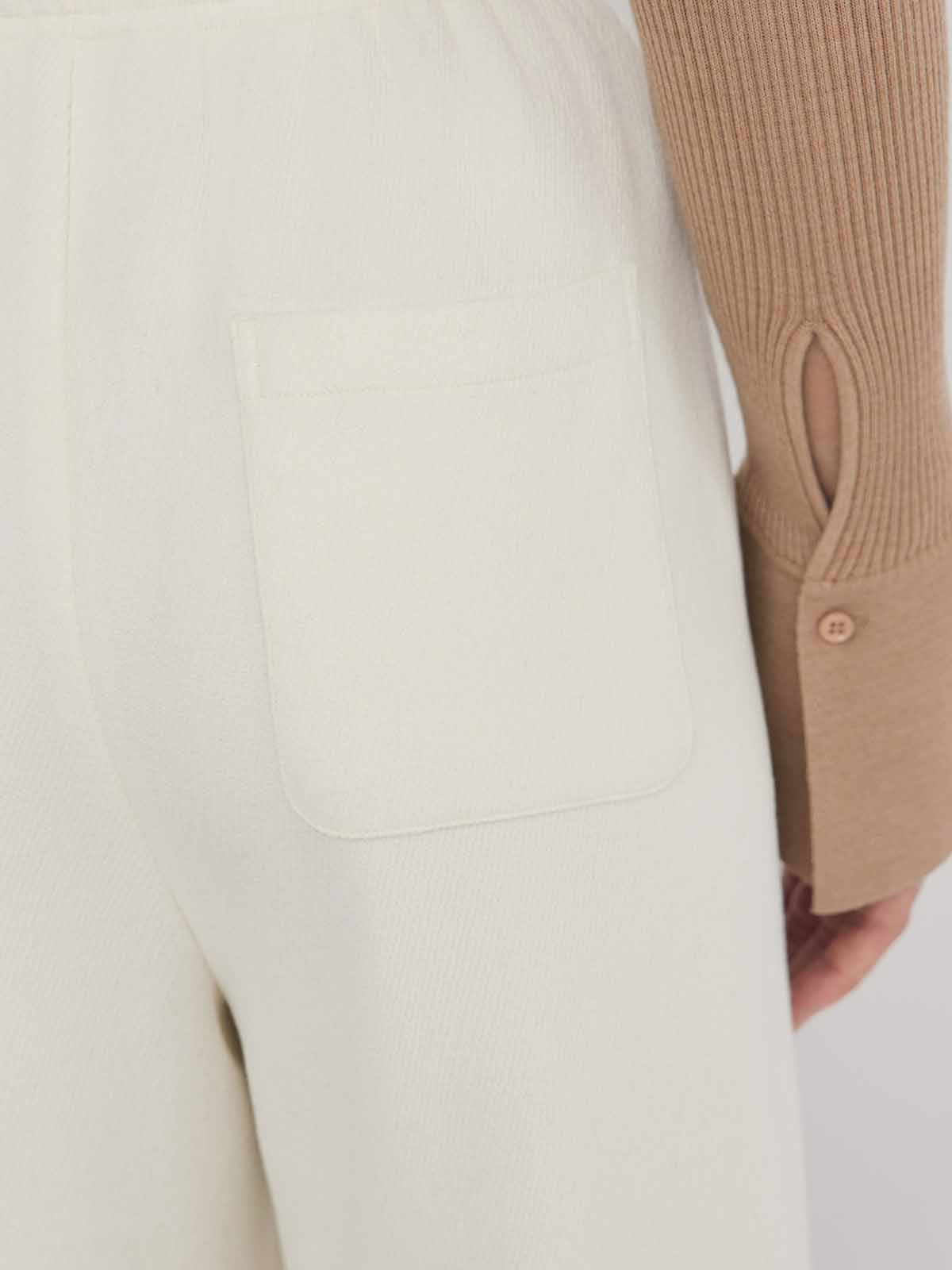 ASOBIO Elastic Waist Knit Drawstring Pant