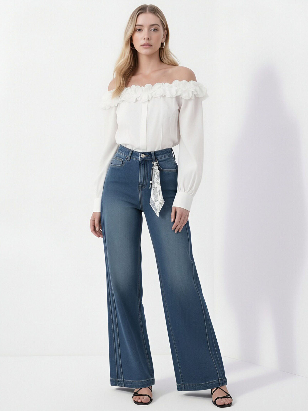 ASOBIO High-Rise Retro Flare Pant
