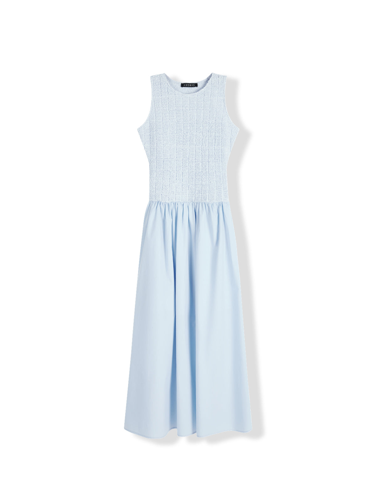 ASOBIO Smocked Cotton Maxi Dress