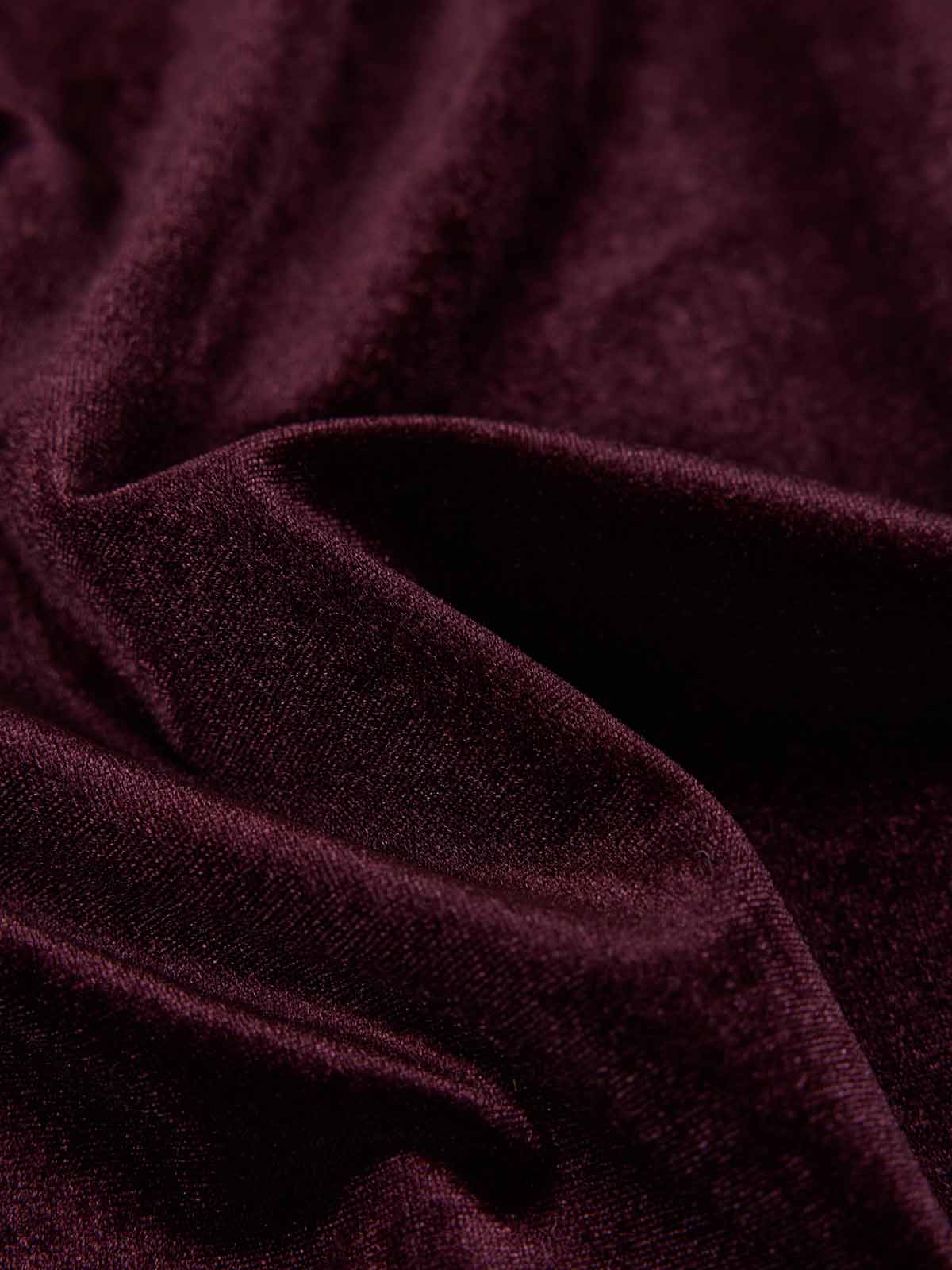 ASOBIO Velvet Twist-Front Maxi Dress