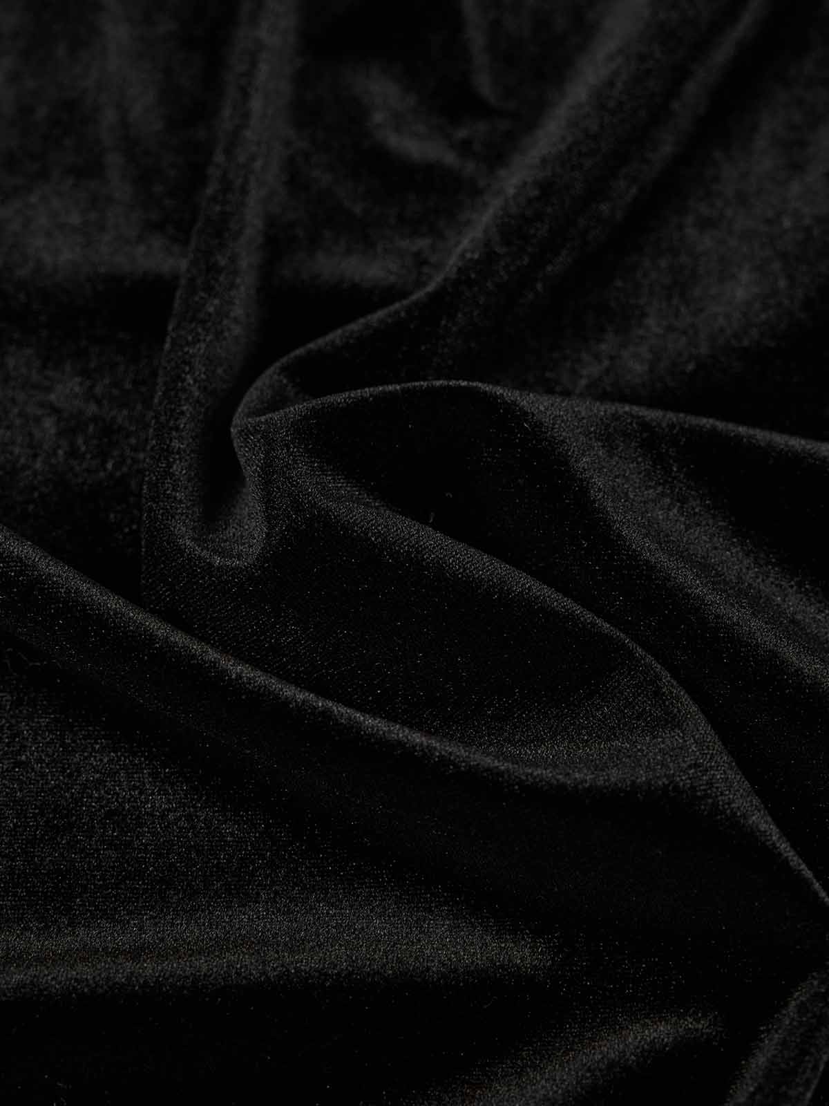 ASOBIO Velvet Twist-Front Maxi Dress