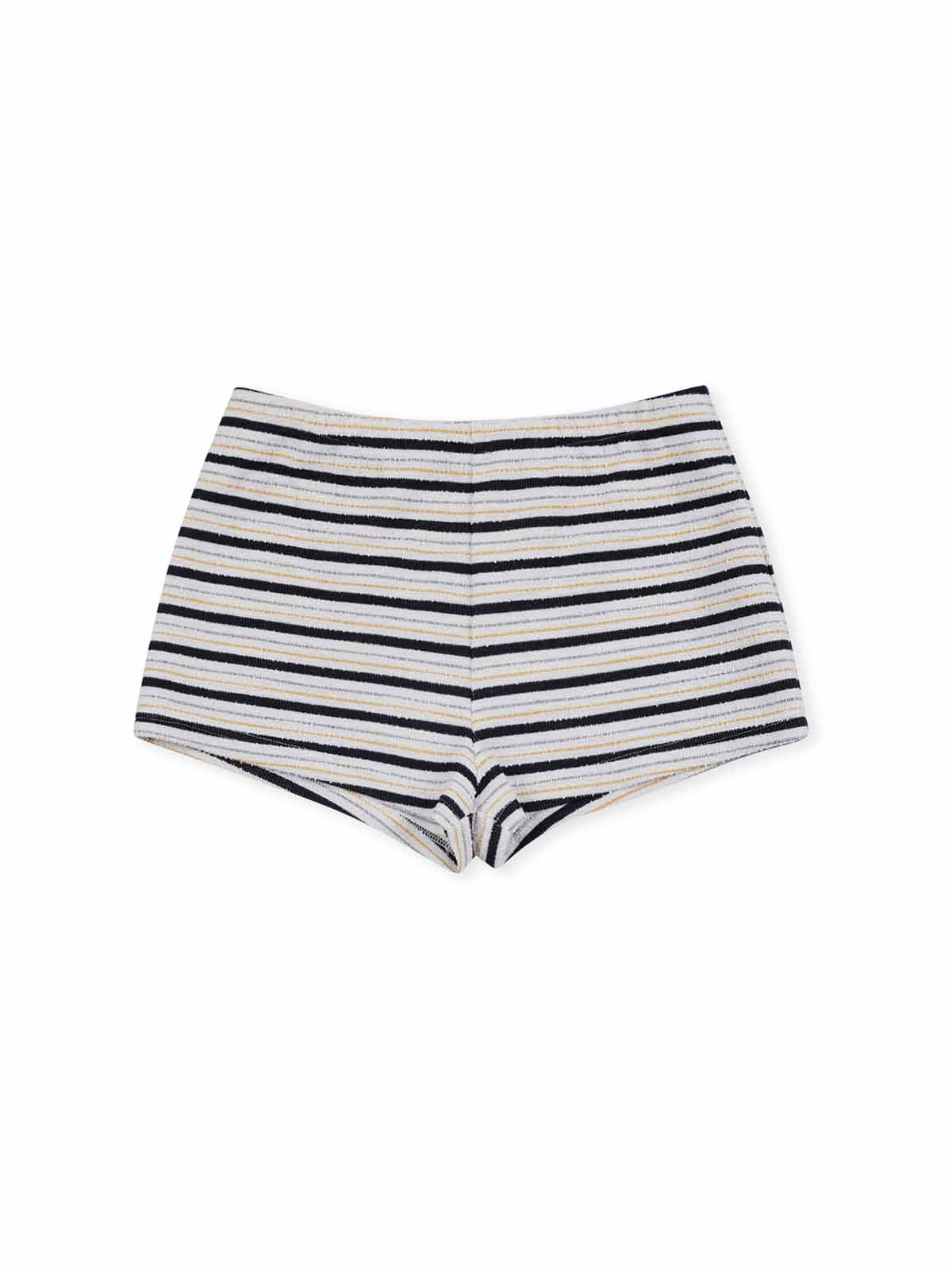 ASOBIO Mid-Rise Knitted Mini Shorts