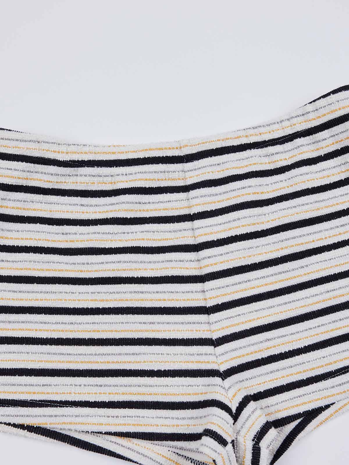 ASOBIO Mid-Rise Knitted Mini Shorts