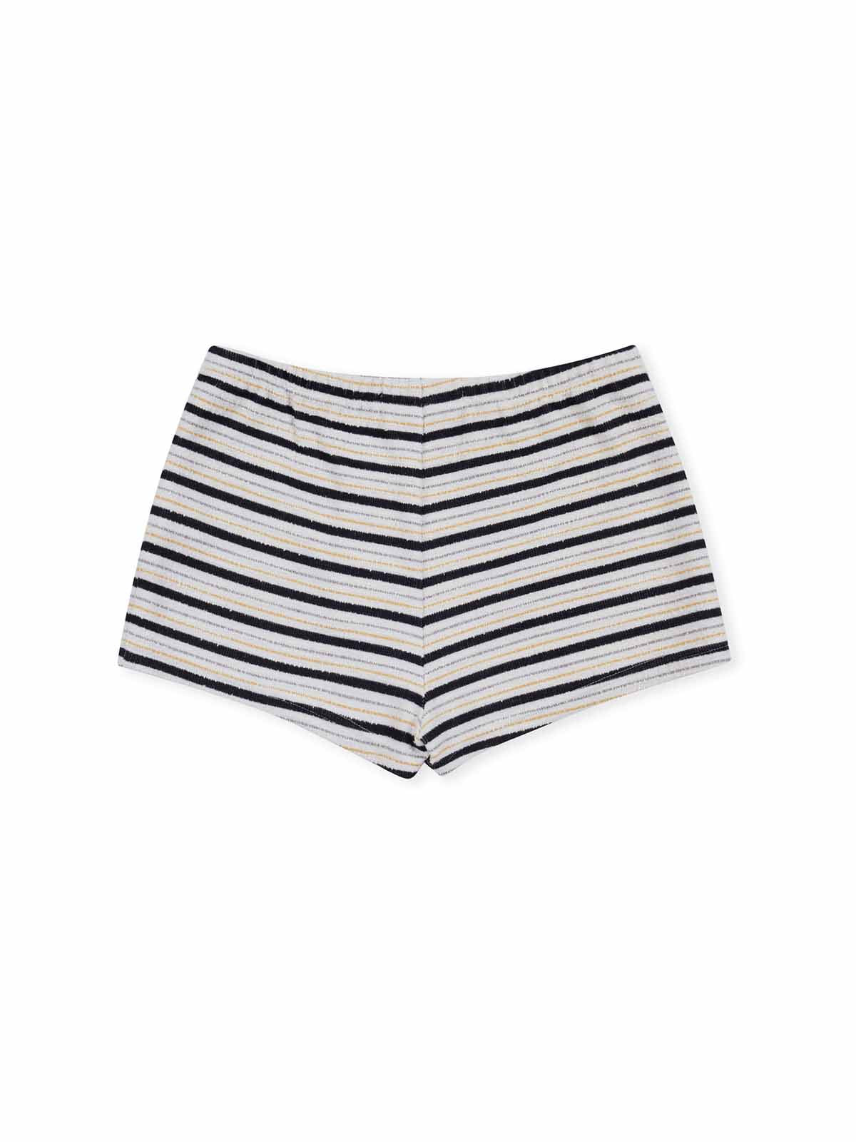 ASOBIO Mid-Rise Knitted Mini Shorts