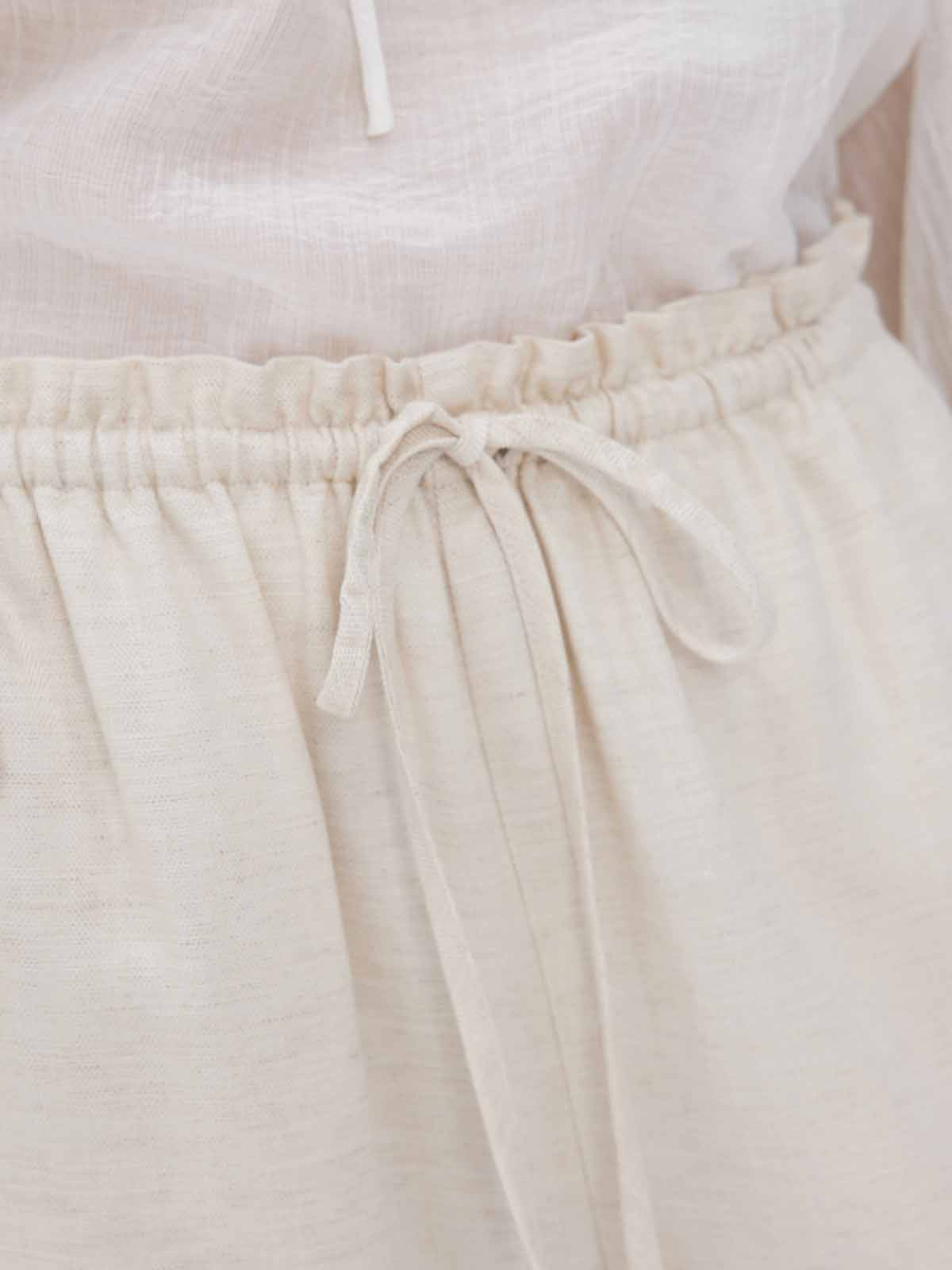 Asobio Mid-Rise Wide-Leg Linen Pants