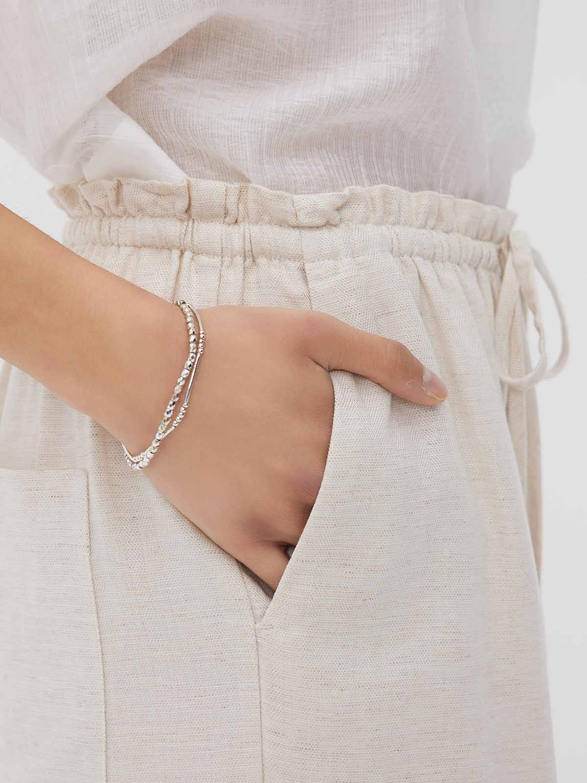 Asobio Mid-Rise Wide-Leg Linen Pants