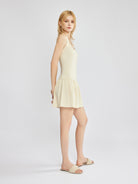 Drapey Mini Halter Dress
