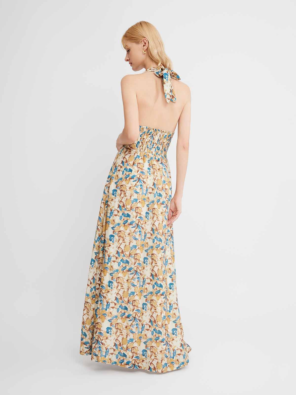 ASOBIO Halterneck Maxi Dress