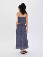 ASOBIO Front Button Tie-Strap Cami Top